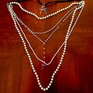 💍 Vintage 1985 Madona like multi tier necklace